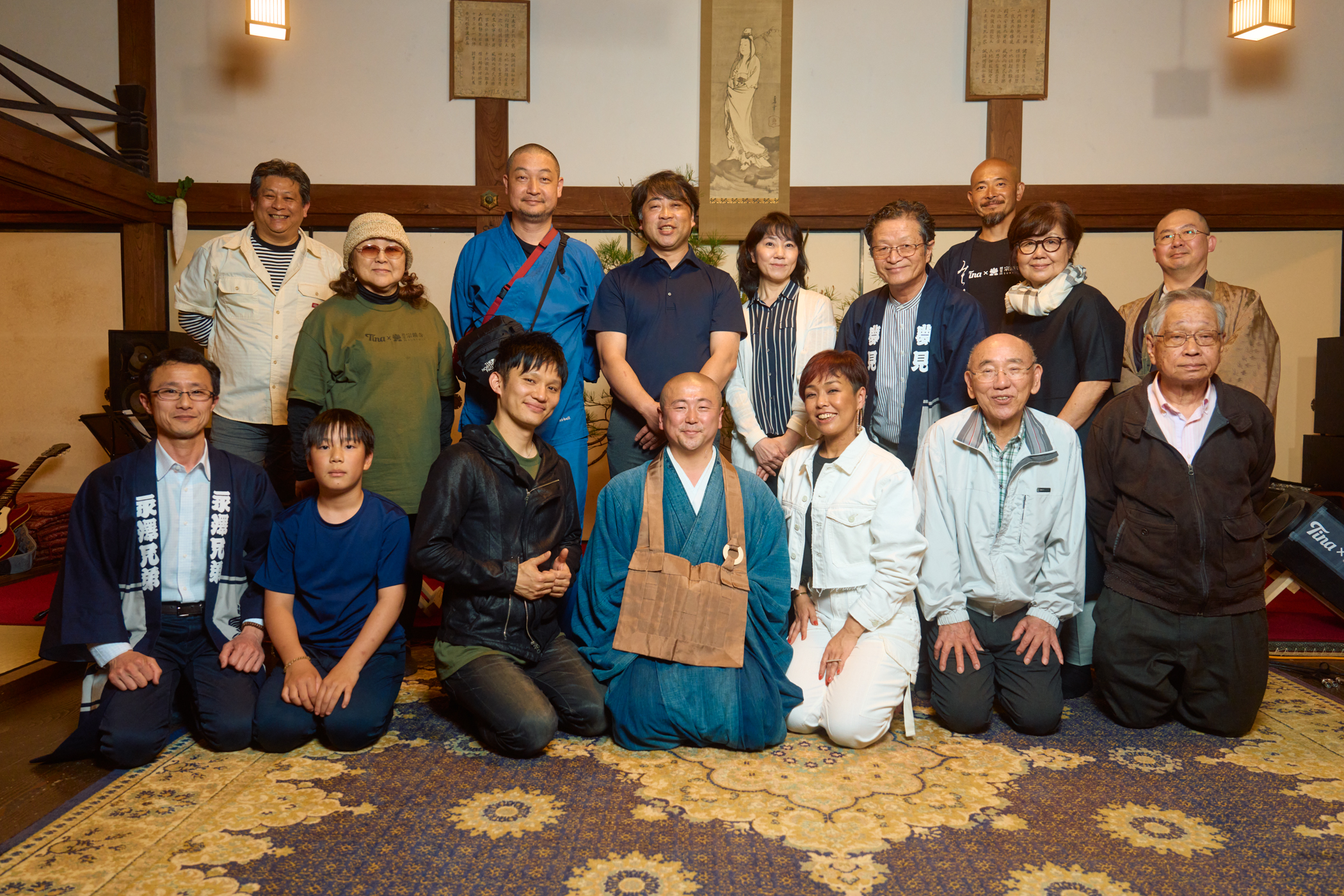 シンガーTina / Singer Tina × 宗鏡寺 能登半島復興チャリティーコンサート ステージライブ写真(Singer Tina × Syuukyoji Temple Noto Peninsula charity concert stage performance photo, official event image)